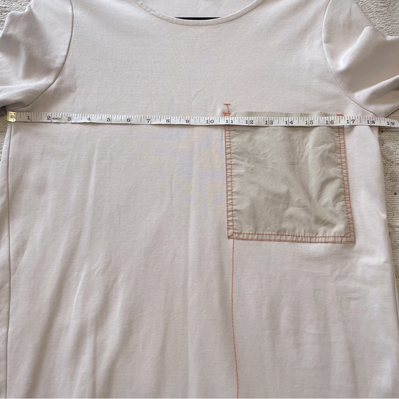 COS contrast stitch dress Light Beige with Orange Stitching Size Extra Small - Picture 14 of 16